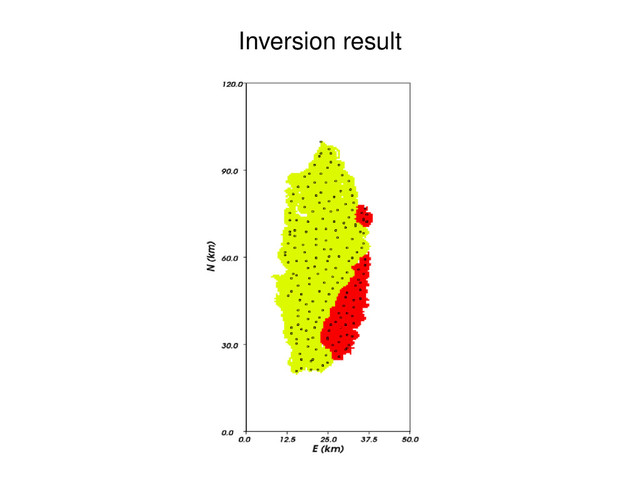 Inversion result
