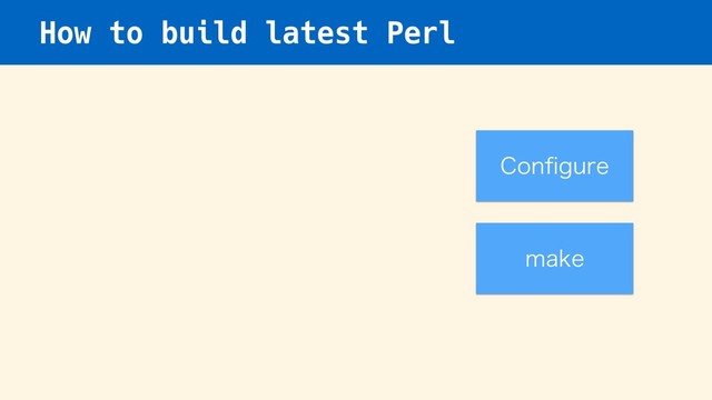 How to build latest Perl
$POpHVSF
NBLF
