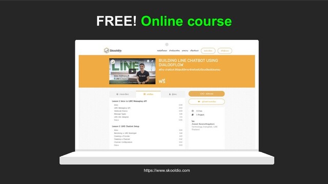 FREE! Online course
https://www.skooldio.com

