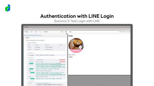 Scenario 3: Test Login with LINE
Authentication with LINE Login
