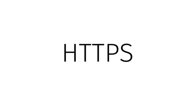 HTTPS
