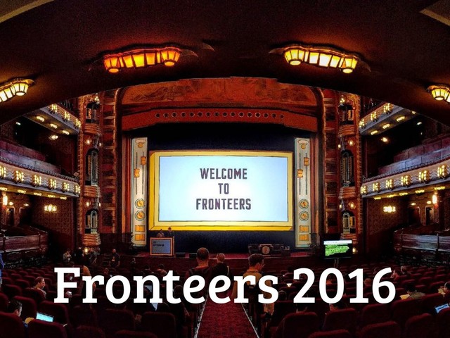 Fronteers 2016
