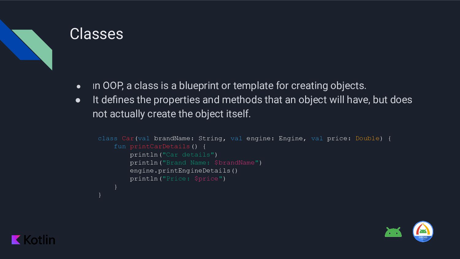 Kotlin Object Oriented Programming - Speaker Deck