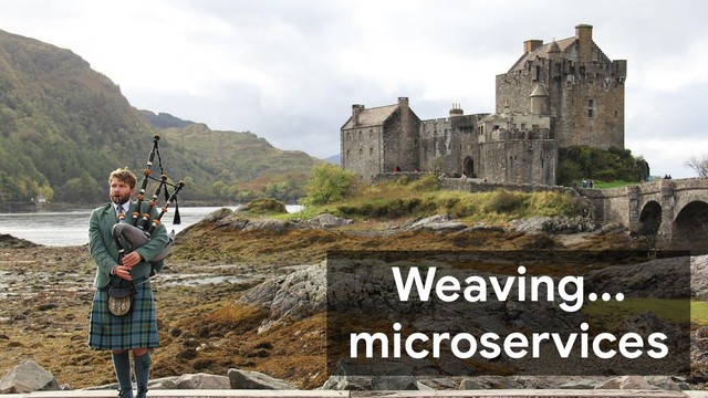 Weaving...
microservices
