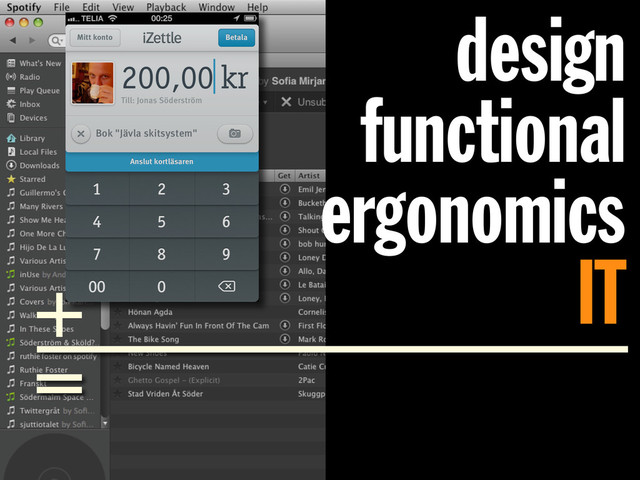 design
functional
ergonomics
IT
