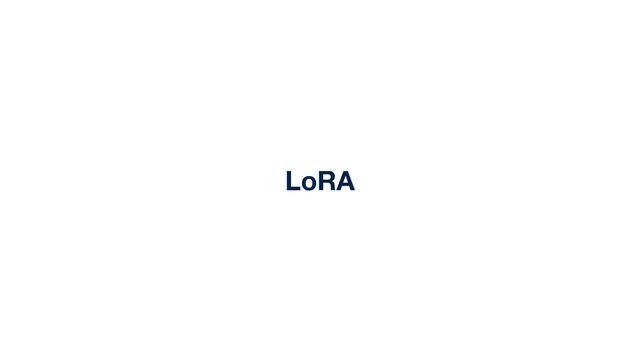 LoRA
