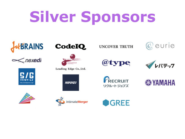 Silver Sponsors
