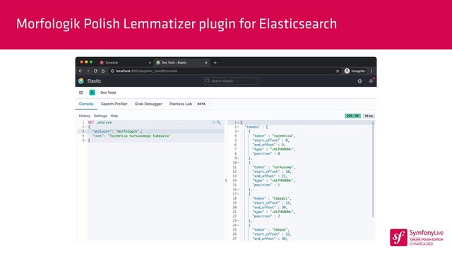Morfologik Polish Lemmatizer plugin for Elasticsearch
