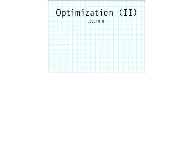 Optimization (II)
Ldc.i4 0
