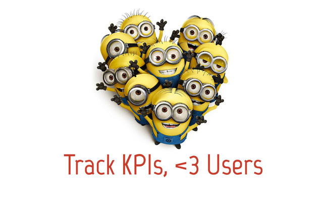 Track KPIs, <3 Users
