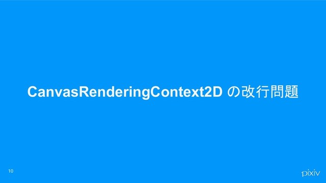 CanvasRenderingContext2D の改行問題
10
