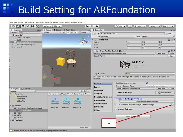 Build Setting for ARFoundation
-

