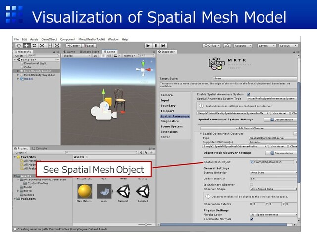 Visualization of Spatial Mesh Model
See Spatial Mesh Object
