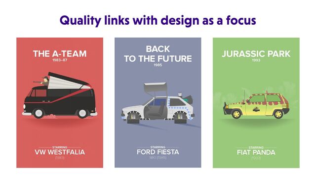Quality links with design as a focus
