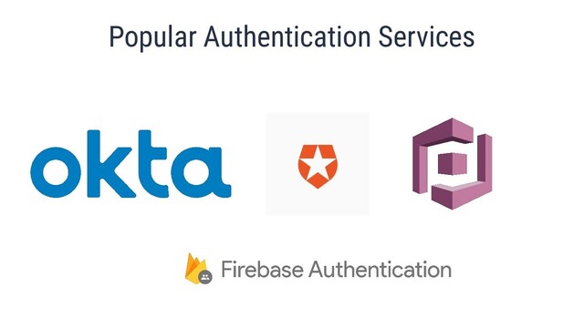 Popular Authentication Services
