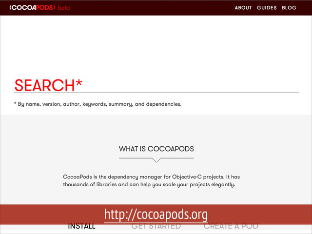 http://cocoapods.org
