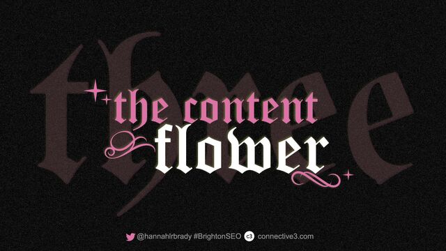 the content
flower
