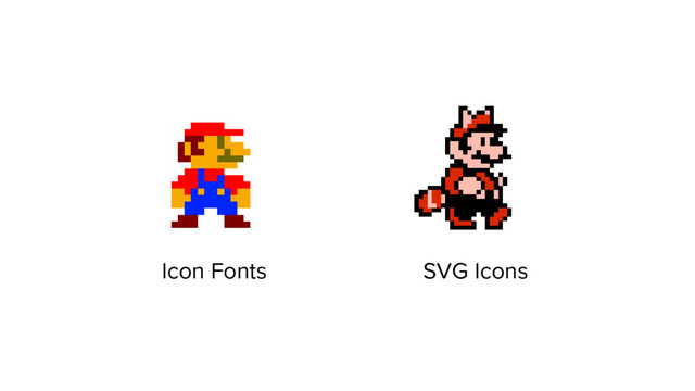 Icon Fonts SVG Icons
