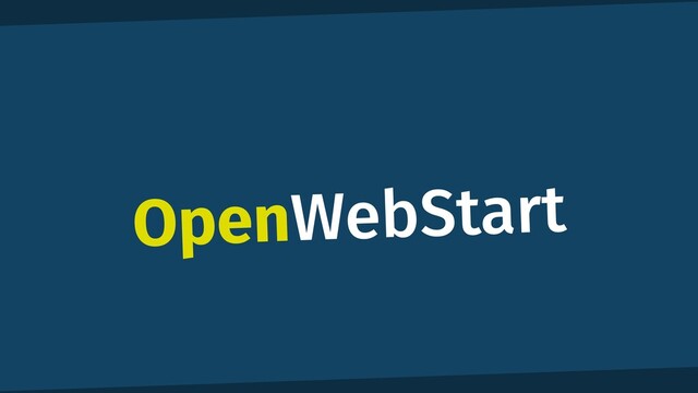 OpenWebStart
