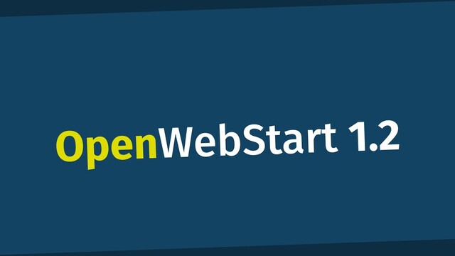 OpenWebStart 1.2

