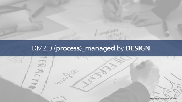 Copyright © 2017 GK Design Research Initiative
DM2.0 (process)_managed by DESIGN
free image via pixabay.com
