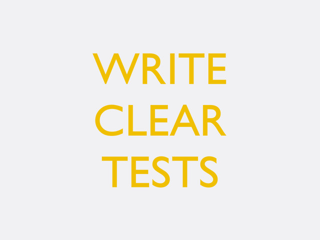 WRITE
CLEAR
TESTS
