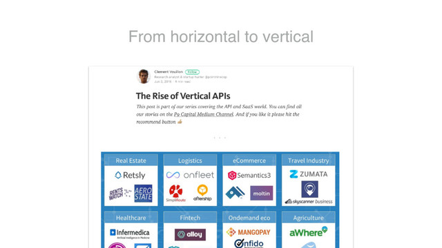 From horizontal to vertical
