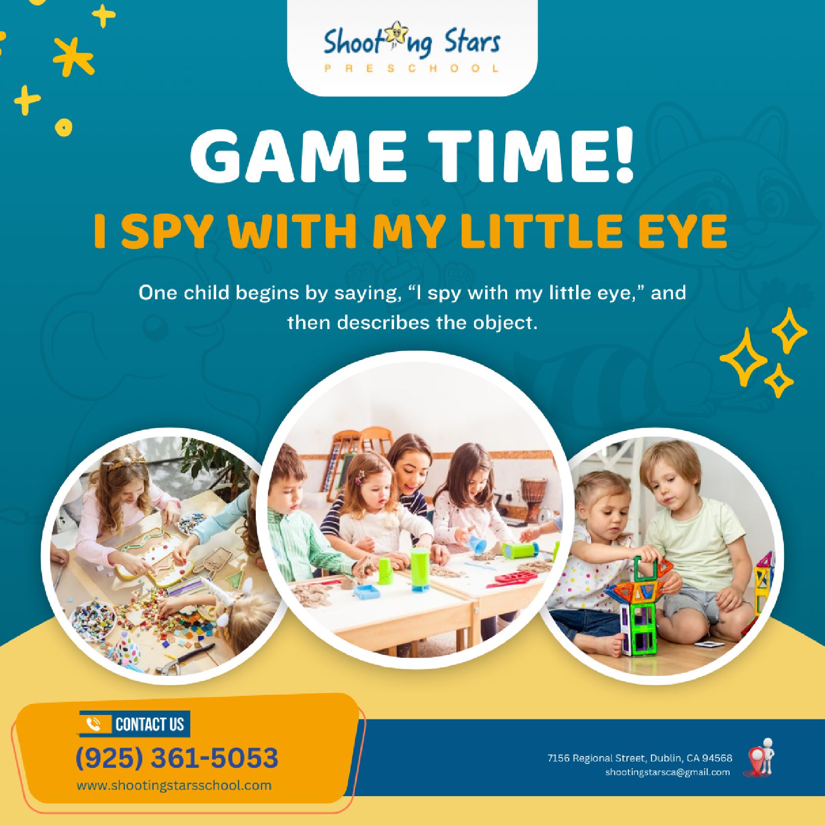 Best Creative Learning Environment Shooting Stars Preschool Speaker