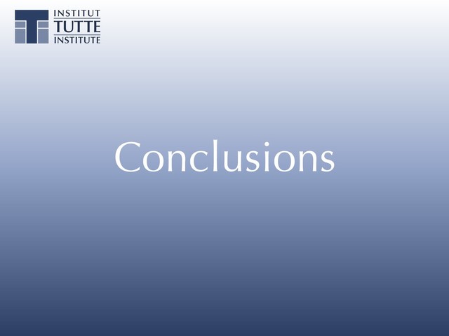 Conclusions

