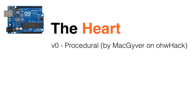 v0 - Procedural (by MacGyver on ohwHack)
The Heart
