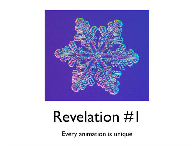 Revelation #1
Every animation is unique
