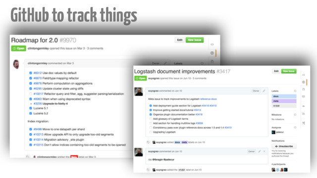 ‹#›
GitHub to track things
