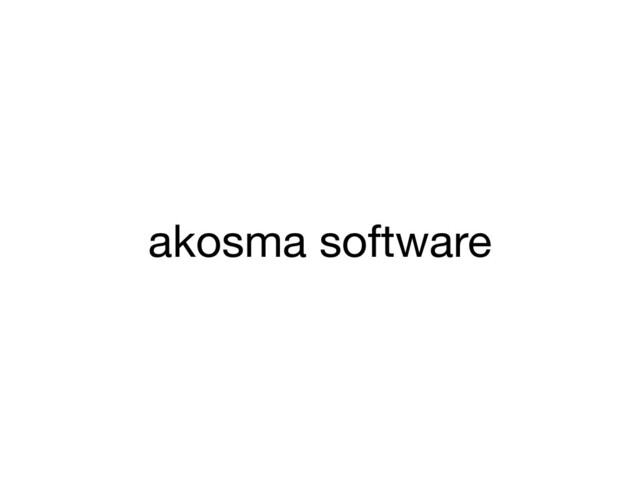 akosma software
