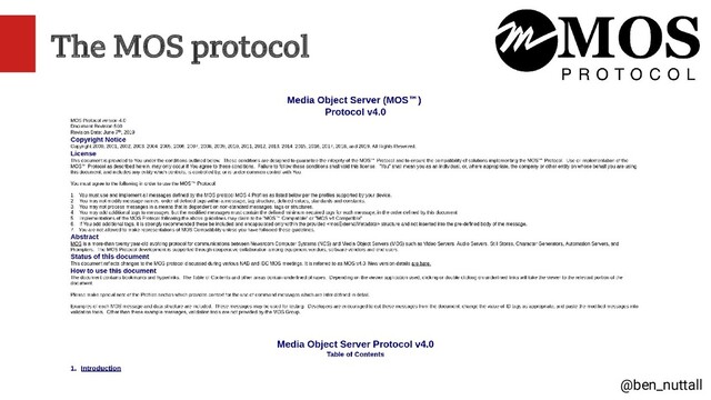 @ben_nuttall
The MOS protocol

