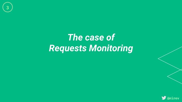 @nirev
The case of
Requests Monitoring
3
