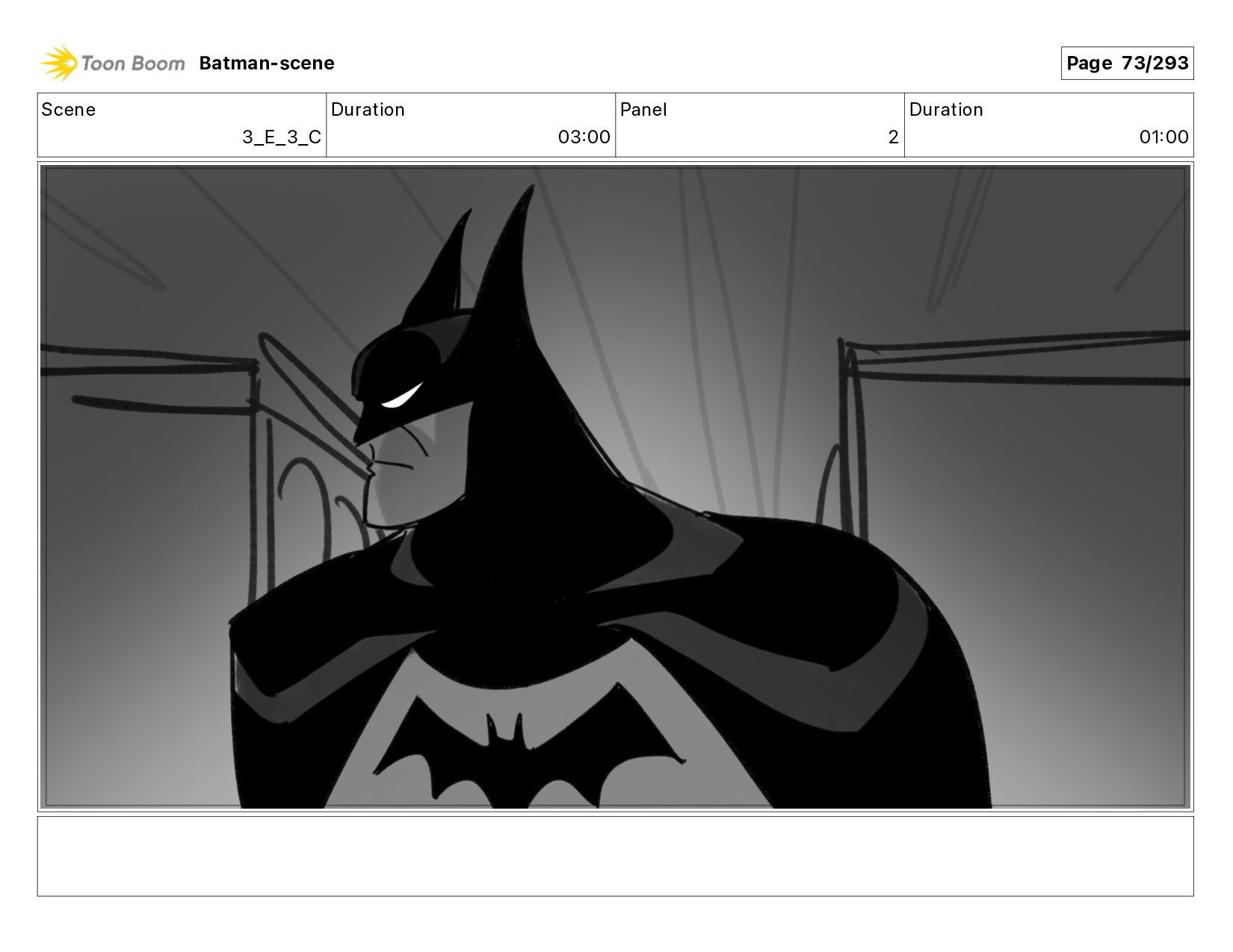 Batman storyboard 72