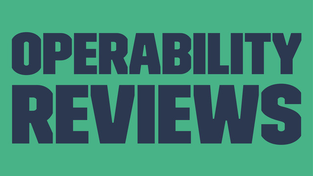 Operability
Reviews

