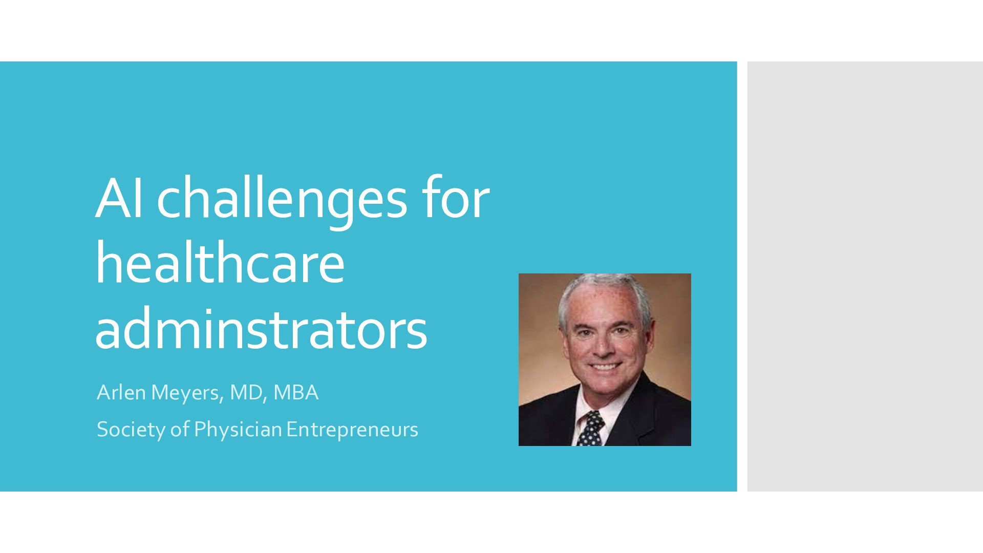 Top AI challenges for healthcare leaders - Speaker Deck