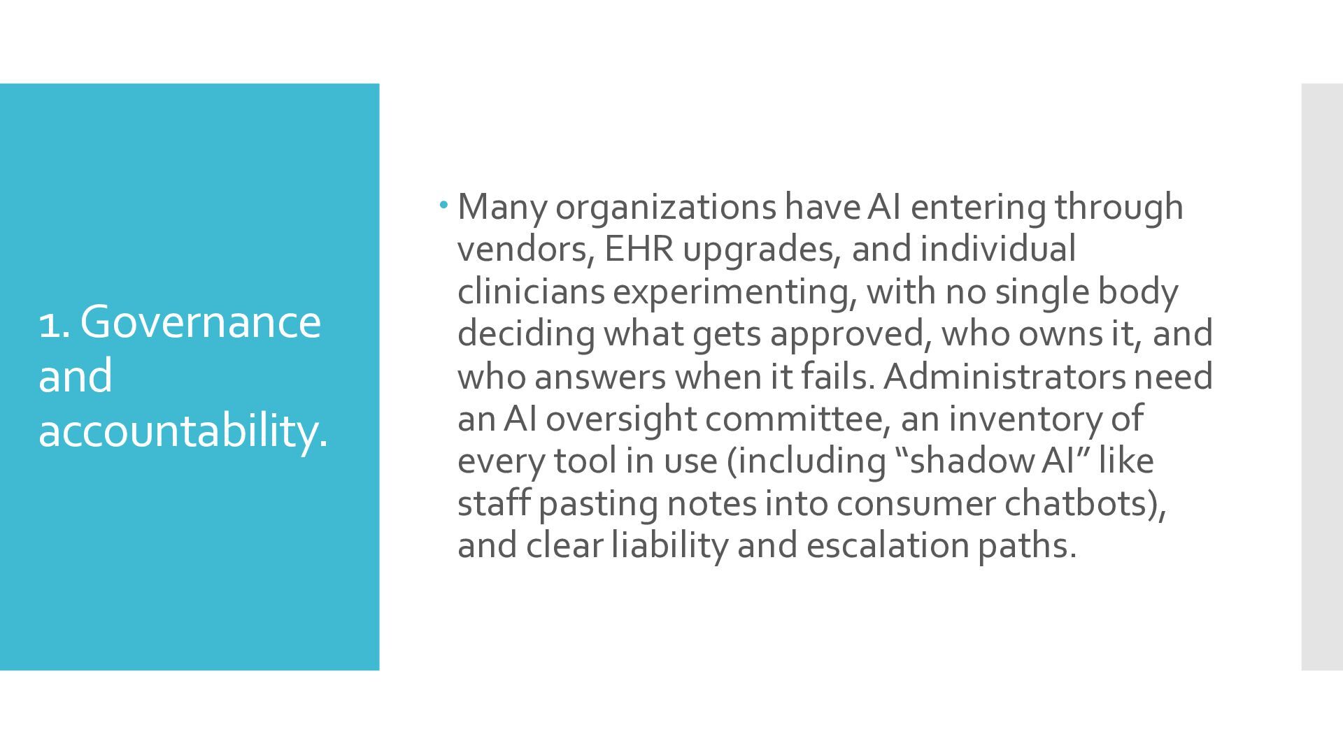 Top AI challenges for healthcare leaders - Speaker Deck