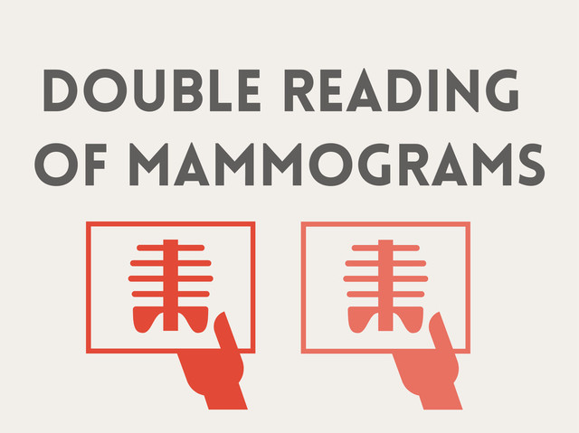 Double reading
Double reading
of mammograms
of mammograms
