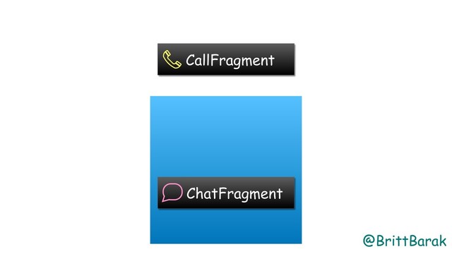 @BrittBarak
ChatFragment
CallFragment

