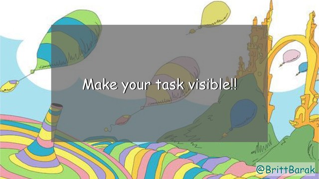 @BrittBarak
Make your task visible!!
@BrittBarak
