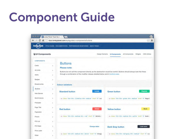 Component Guide
