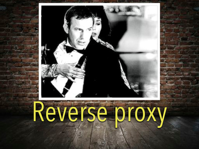 Reverse proxy
