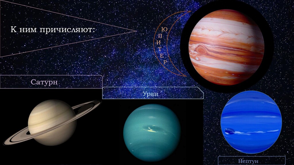 Планеты гиганты ответ