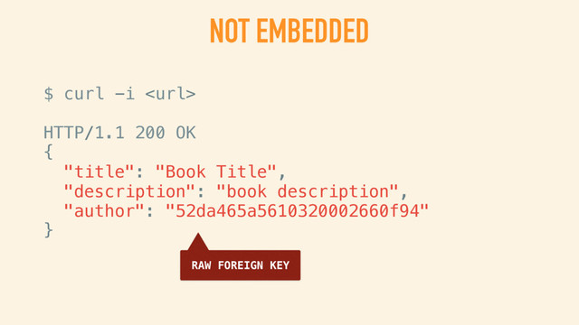 EMBEDDED RESOURCES
?embedded={"author": 1}
DEMO
