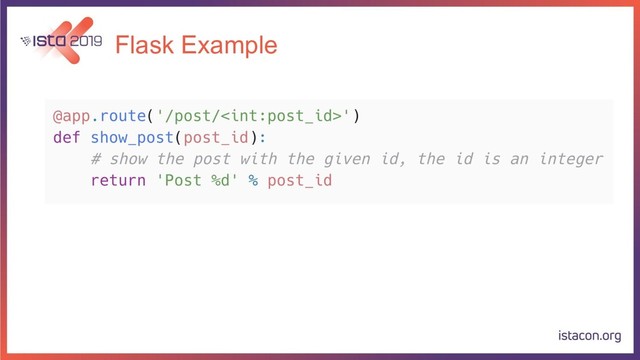 Flask Example
