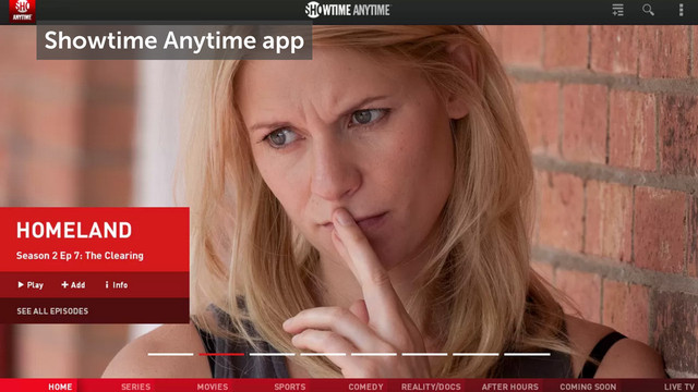Showtime Anytime app
