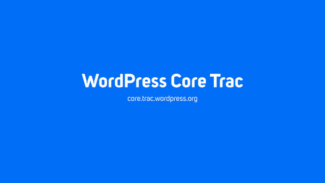 WordPress Core Trac
core.trac.wordpress.org
