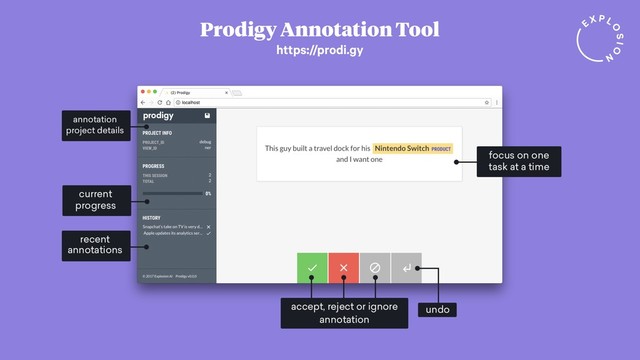 Prodigy Annotation Tool
https://prodi.gy
